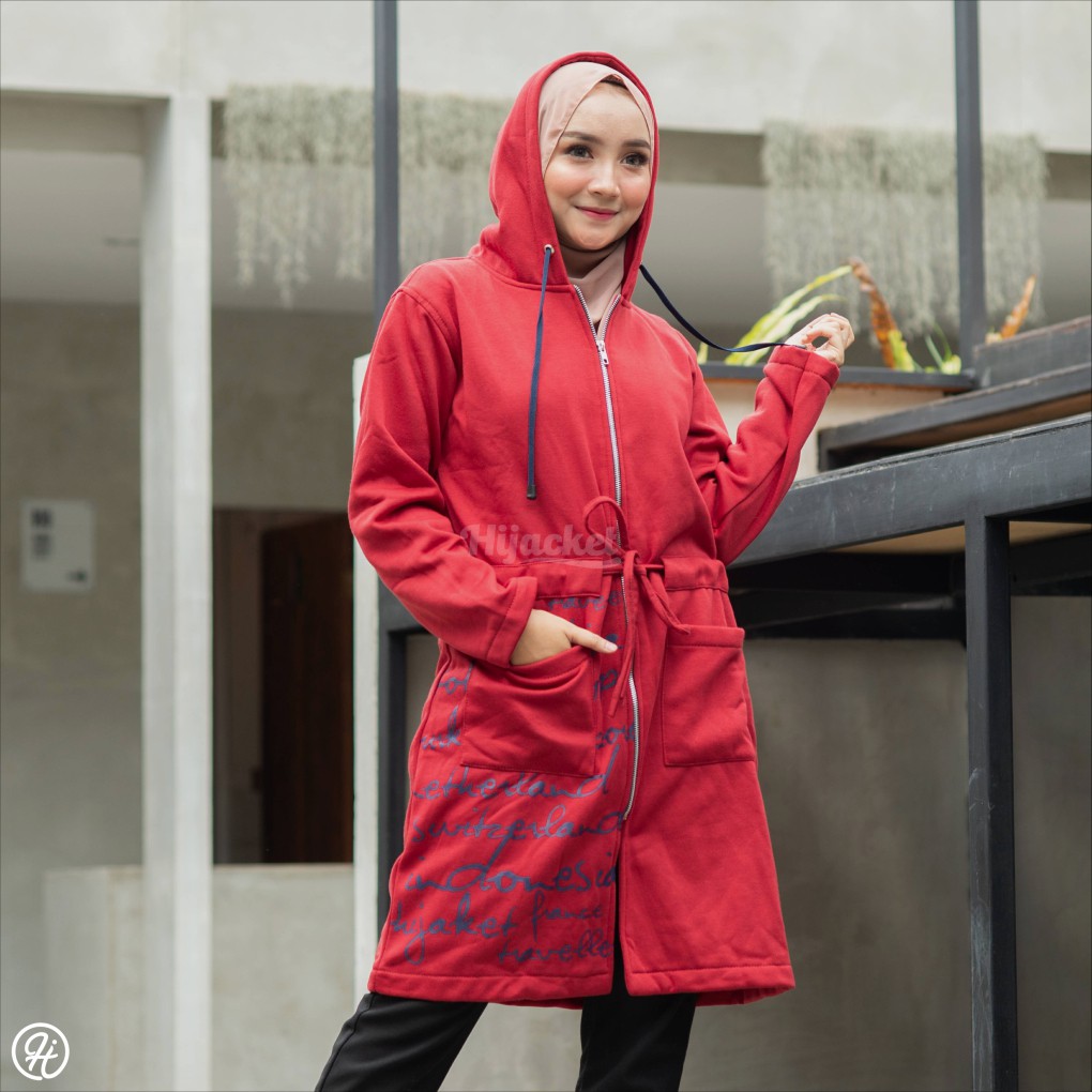 ‼️CUCI GUDANG‼️ Jaket Wanita HIJACKET URBANASHION ORIGINAL XXL hoodie panjang-2