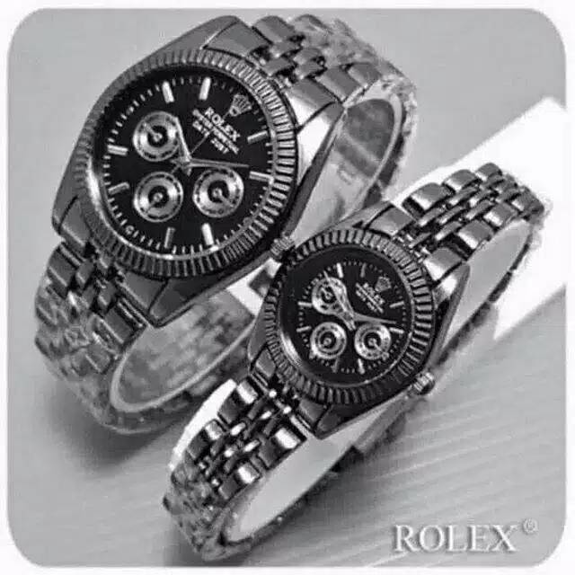 JAM TANGAN ROLEX COUPLE ROLEX RANTAI