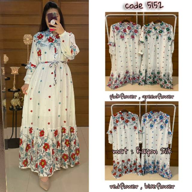 Gamis putih bordir