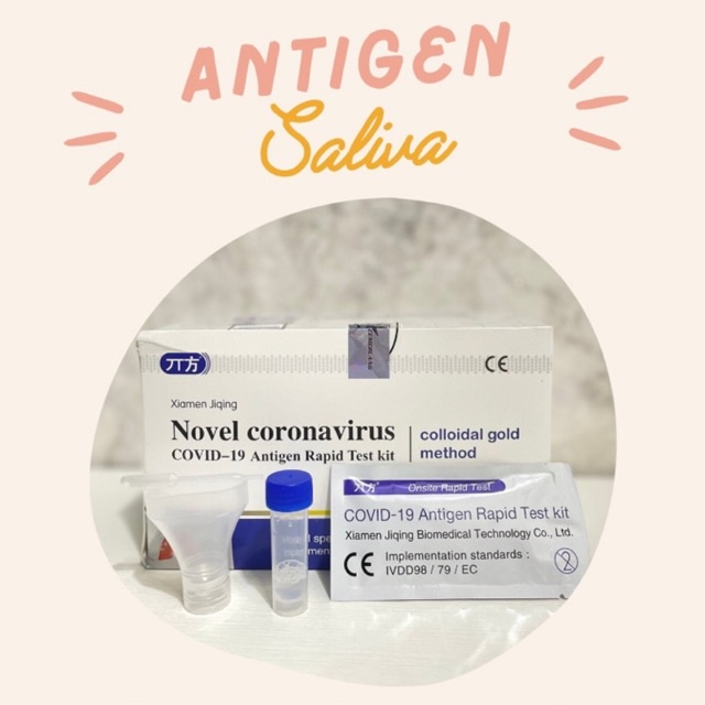 Antigen Saliva / Antigen air liur Novel