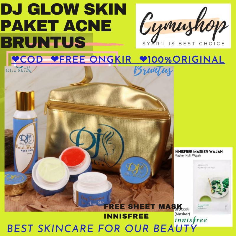 SKINCARE DJ GLOW SKIN OBAT JERAWAT BERUNTUS TERAMPUH
