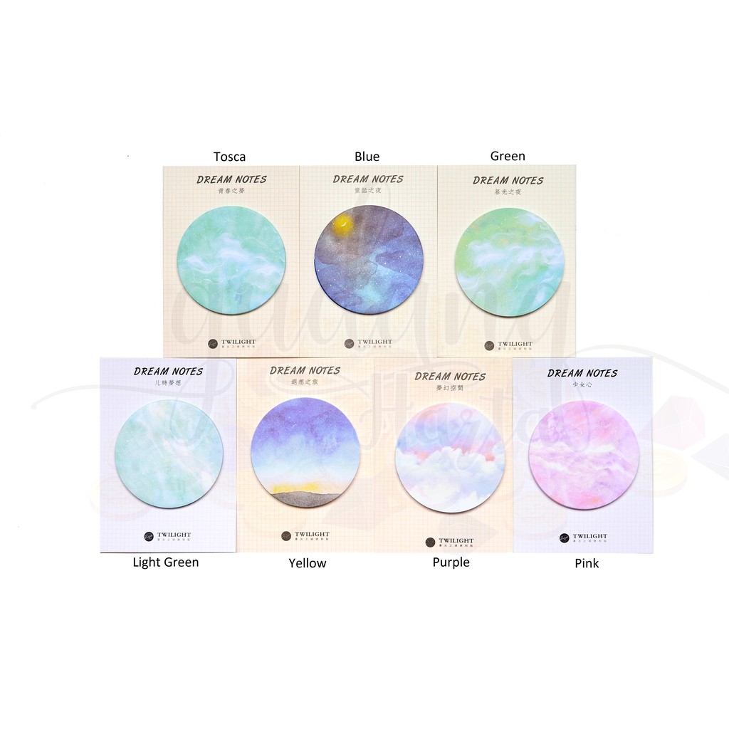 Sticky Notes Beautiful Planet Memo Unik Note Lucu GH 301187