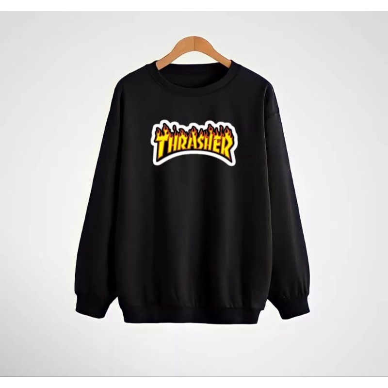 SWEATER CREWNECK TRHASHER PRIA WANITA