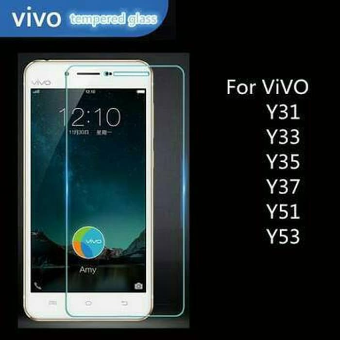 TEMPERED GLASS VIVO Y53 2017 NEW ANTI GORES KACA FULL BENING - SCREEN PROTECTOR