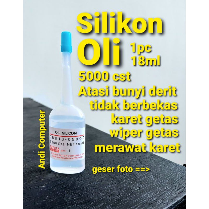Silikon Silicone Oil Oli Pelumas Karet Wiper Karet list Kaca Mobil