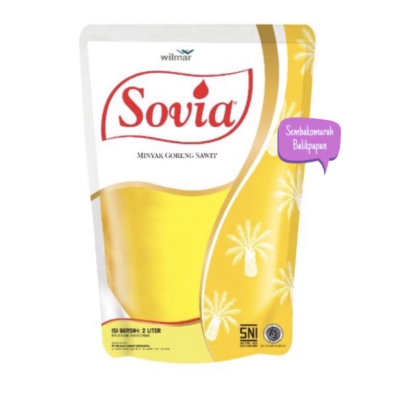 

minyak goreng SOVIA 1L