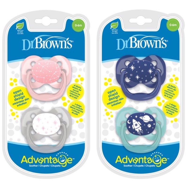 Dr brown's advantage pacifier - empeng bayi