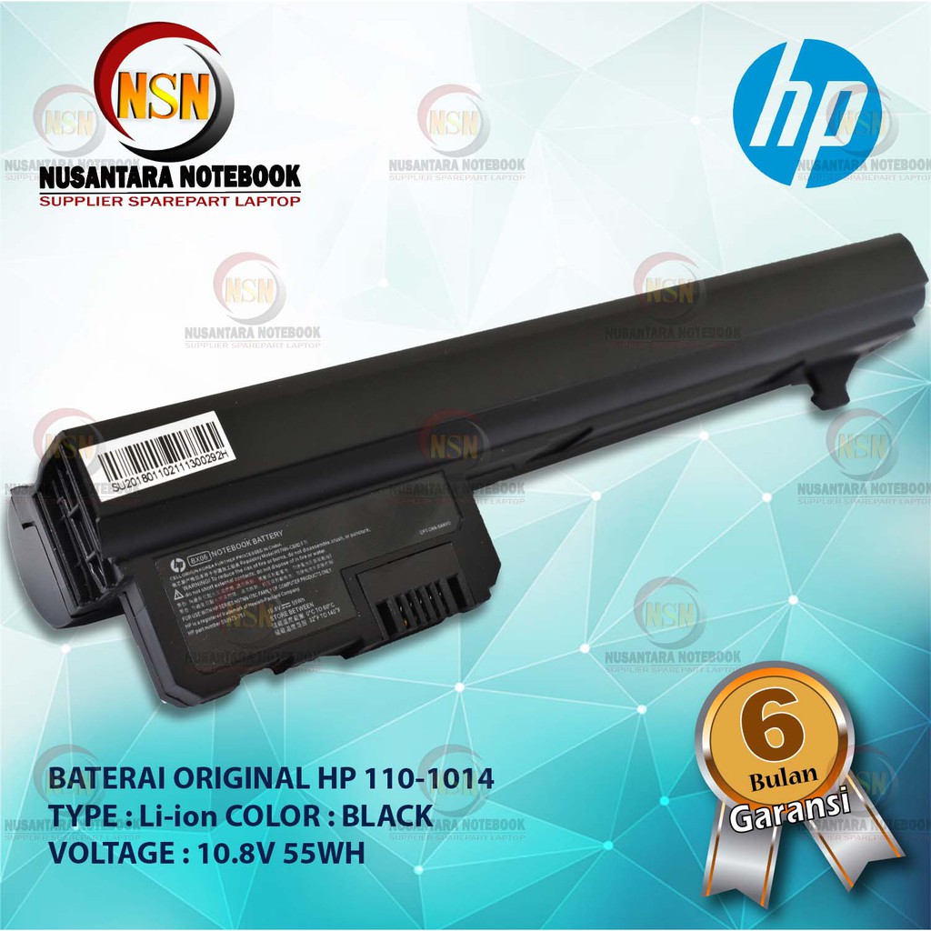 Baterai Original Laptop HP Mini 110-1014 110-1000 CQ10-100 10.8V 55WH