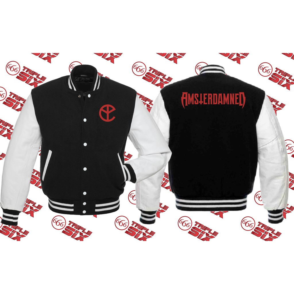 Jaket Varsity Baseball DJ Yellow Claw Amsterdamned