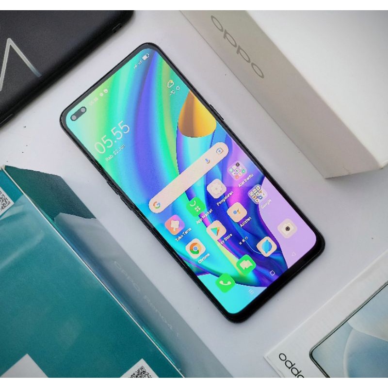 Jual OPPO RENO 4F RAM 8 GB ROM 128 GB BEKAS PEMAKAIAN 100% ORIGINAL