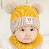 TOPI KUPLUK BAYI POMPOM ( ARKANDZA ) - UNISEX USIA 0-3 TAHUN - 2 WARNA KUPLUK RAJUT ANAK BAYI