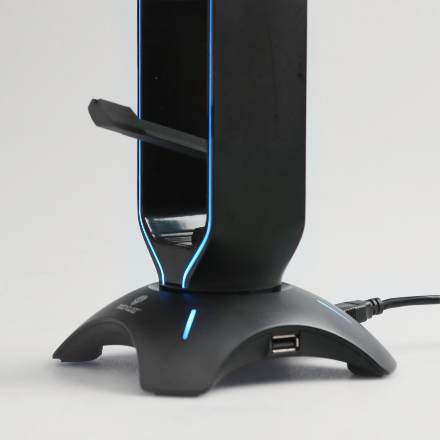 Rexus Headset Stand Bungee J3 RGB with USB Hub