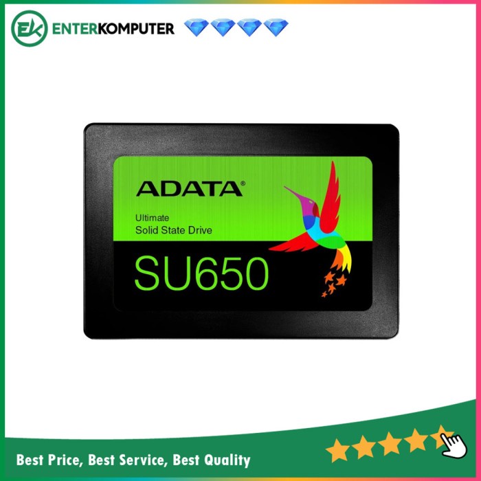 SSD ADATA SSD SU650 960GB SATA III ( R/W Up to 520 / 450MB/s ) ASU650SS-960GT-R