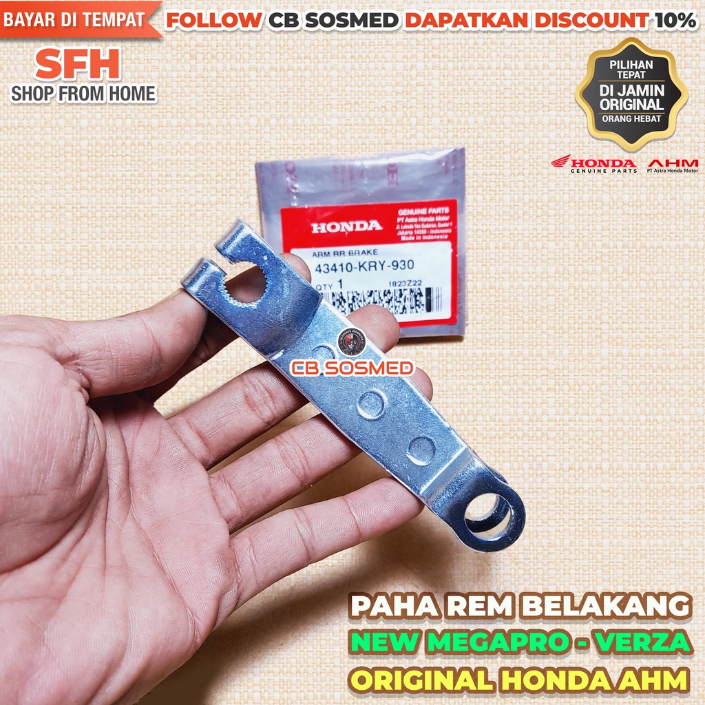 Paha Rem Belakang New Megapro Monoshock Tuas Rem Belakang MP MONO Brake Arm Mega Pro New Original Ho