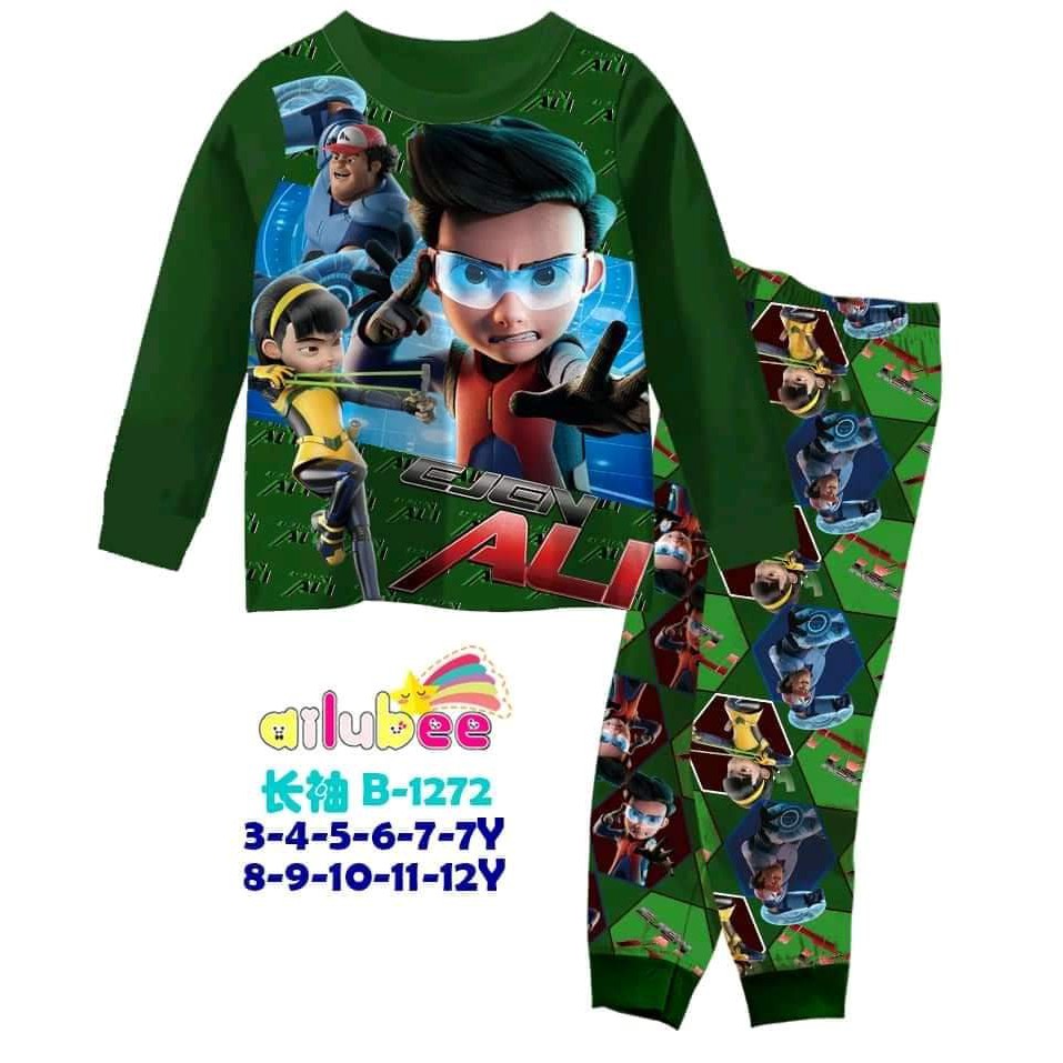 3Y  - EJEN ALI BAJU TIDUR ANAK COWOK AILUBEE B1272