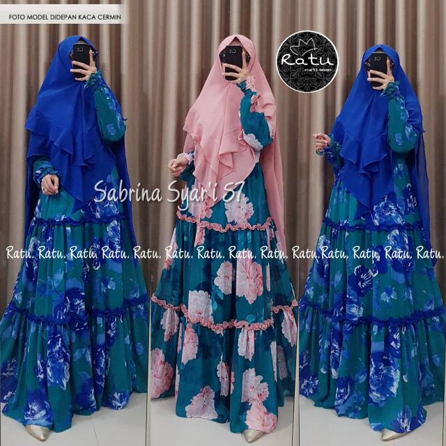 SABRINA 57 56 RATU / PAKAIAN WANITA / GAMIS TERMURAH / FASHION MUSLIM