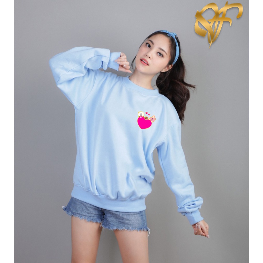 Sweater BT21 New Karakter Korea | Sweater BT5 BT21 Karakter Terbaru | Dhea Fashion