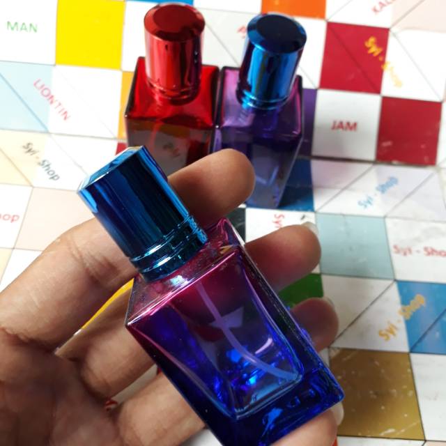 GROSIR Botol Parfum Spray Kaca Warna 20ml - SP 12