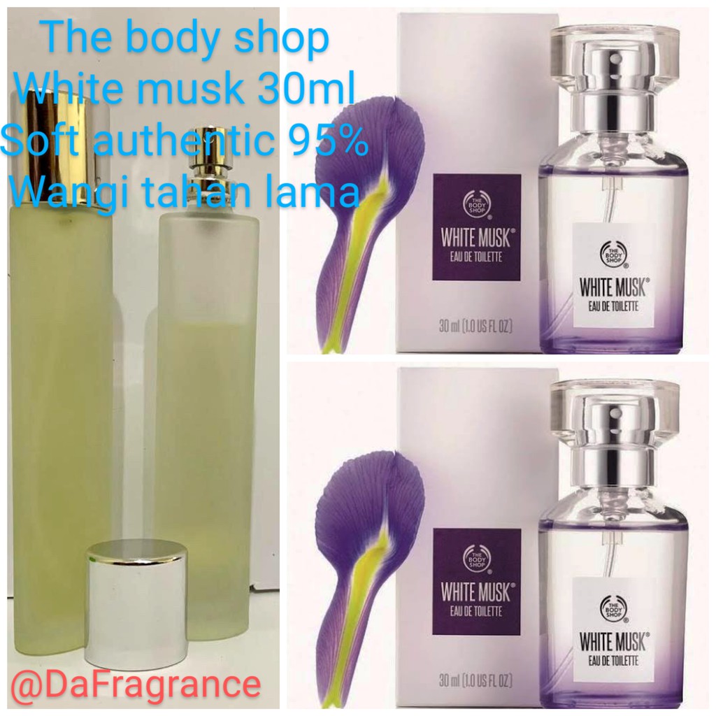 parfum wanita BODY SHOP WHITE MUSK (30ml refill) wangi original tahan lama