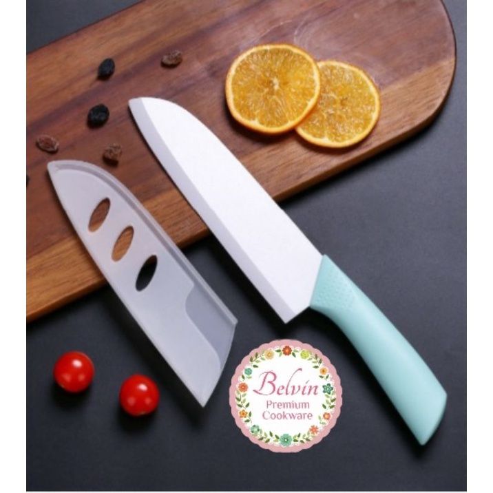 Belvin Zirconia Ceramics Knife 7inch keramik Chef knife 7 inch pisau keramik premium quality 6 inch
