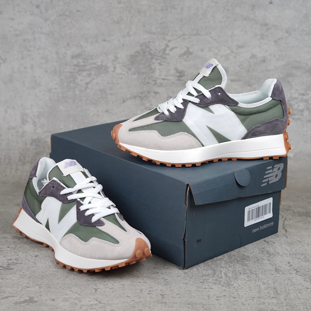 NEW BALANCE 327 GREEN GREY  SIZE 39-44
