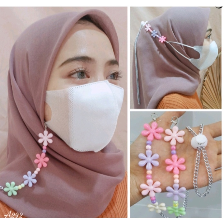 StBSp Masker 2in1 Konektor Headloop Tali Masker Kalung Masker  Aksesoris Fashion