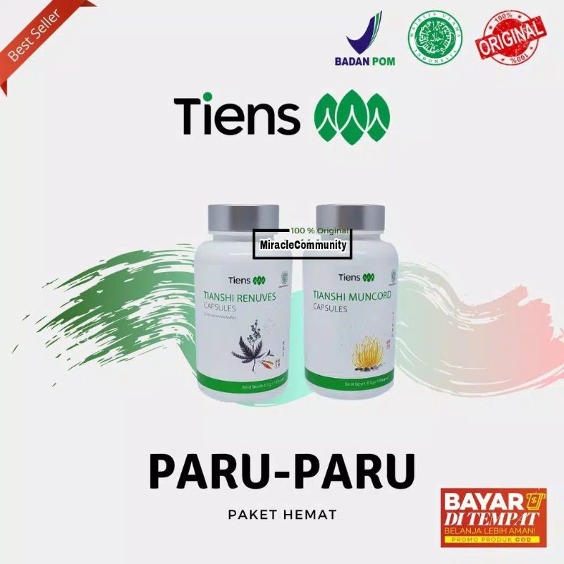 Obat TBC | Sinusitis | Paru-paru | Aman Herbal TERBUKTI Tianshi Tiens [Muncord + Renuves]