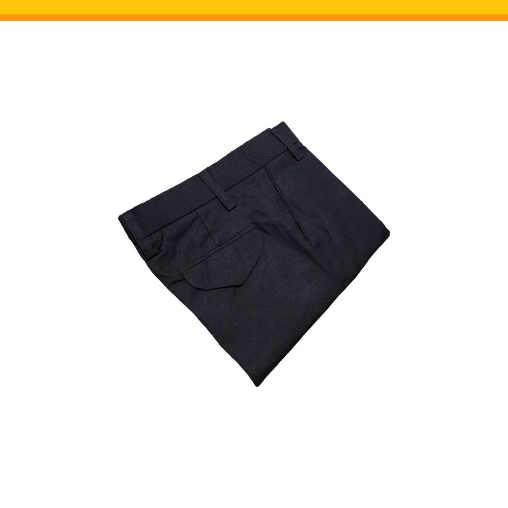 Celana Hitam - Celana Sekolah Hitam Bahan Famatex  dan Katun Ukuran Jumbo / Rafly Jaya