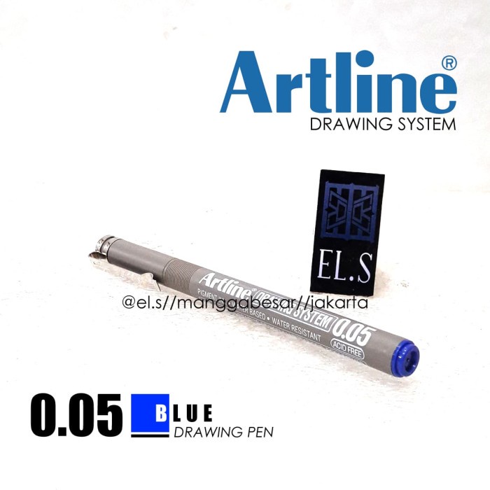 

Pendrawing- Artline Drawing System 005 Blue ( Drawing Pen ) -Drawing-Pen.