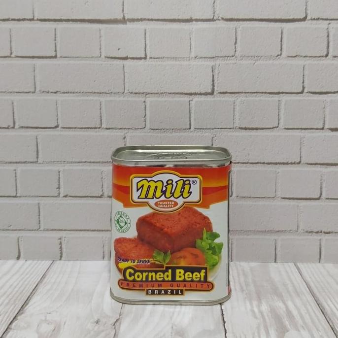 

Mili corned beef premium quality brazil / 340 gram