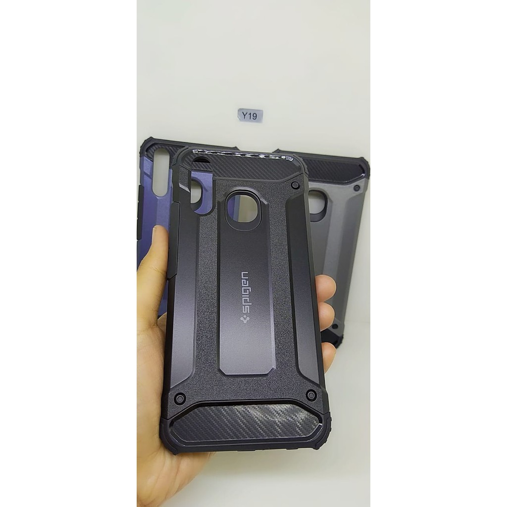 Spigen Iron Vivo Y19 6.53 inch Hard Case Vivo Y19 6.53 Hardcase Spigen VIVO Y19