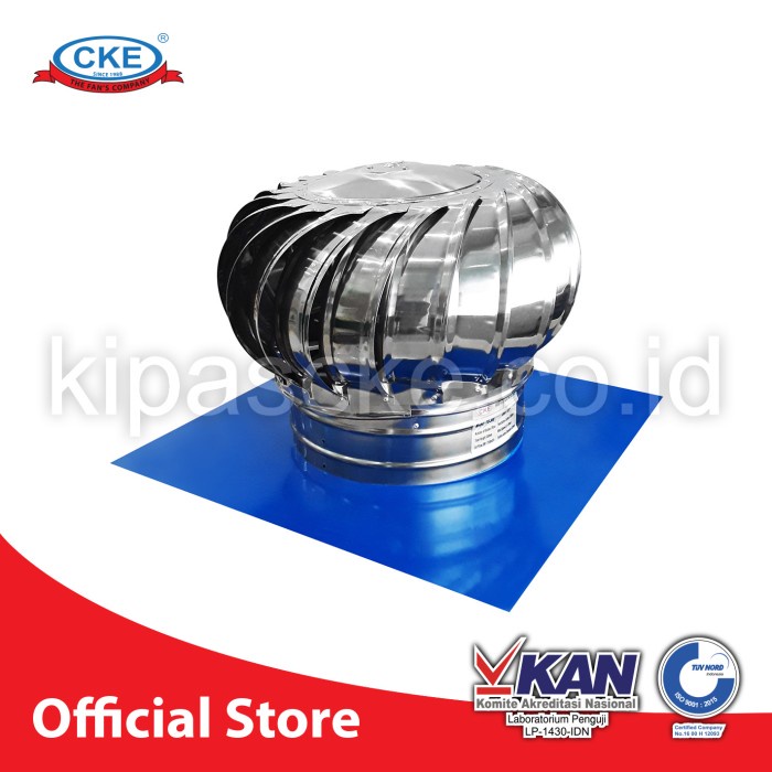 Promo CKE Turbin Ventilator TG360-SS Ventilasi Atap Rumah Pabrik Resto Udara