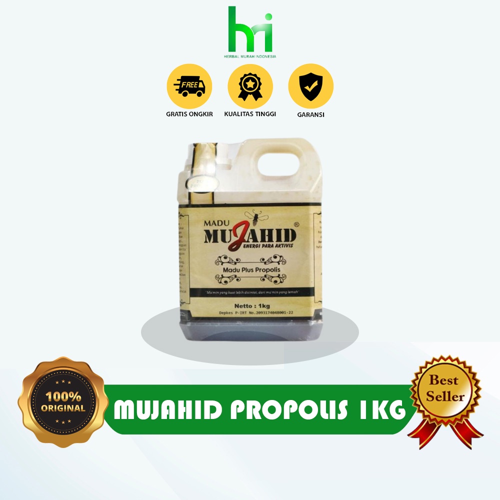 

Madu Mujahid Propolis Madu Murni Plus Propolis - Madu Super Mujahid Propolis 1kg