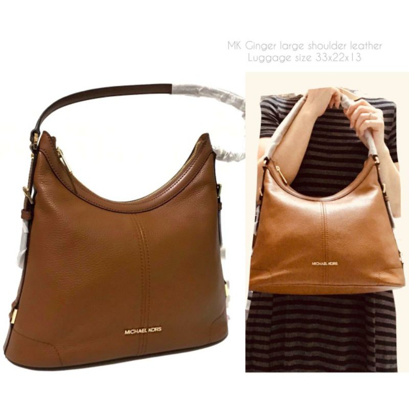 Michael Kors MK Ginger large shoulder leather