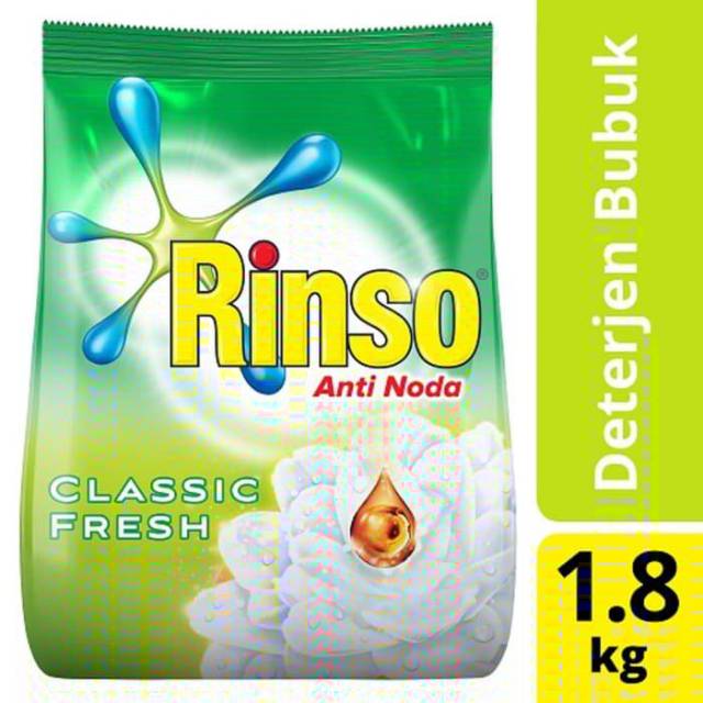 

Rinso Anti Noda + Molto Classic Fresh 1,8kg