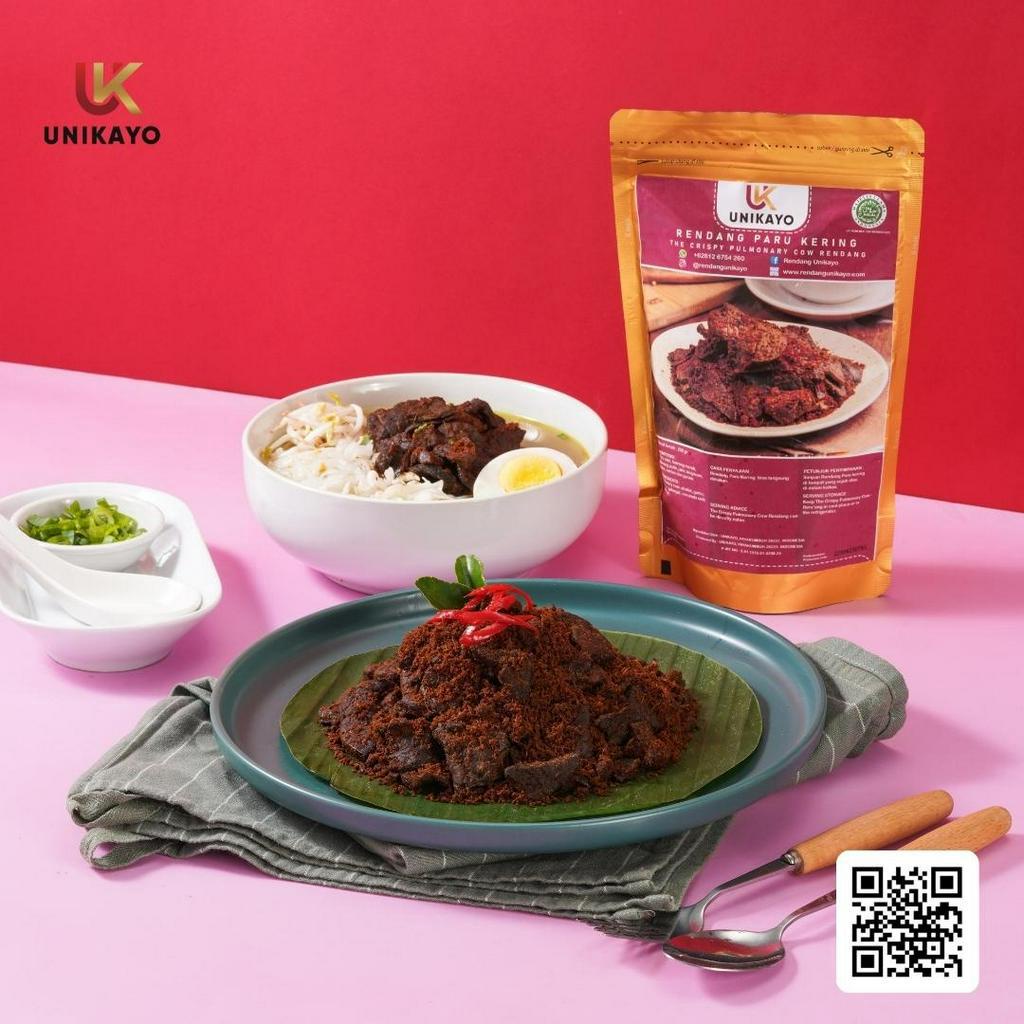

Rendang Paru Sapi Kering 250gr - Rendang Uni Kayo