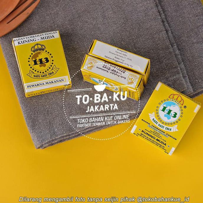 

31.87-Kue- Rempahku - 113 Pewarna Makanan Kuning Muda Yellow Food Coloring 10Gr -Terlengkap-