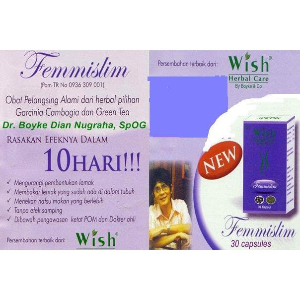 Herbal Pelangsing Tubuh - Wish Dr Boyke