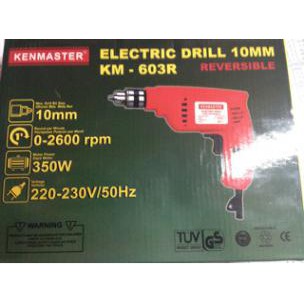 DISKON  BOR LISTRIK KENMASTER BOR TANGAN KENMASTER REVERSIBLE BOLAK - BALIK