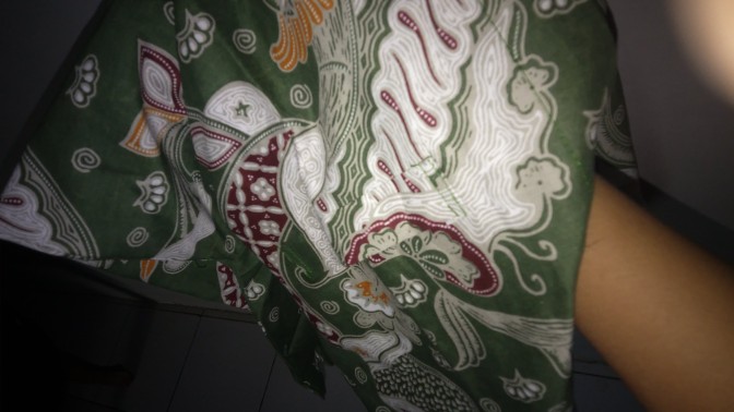 Daryata Hijau Kemeja Batik Pria Panjang Full Furing By Anjani