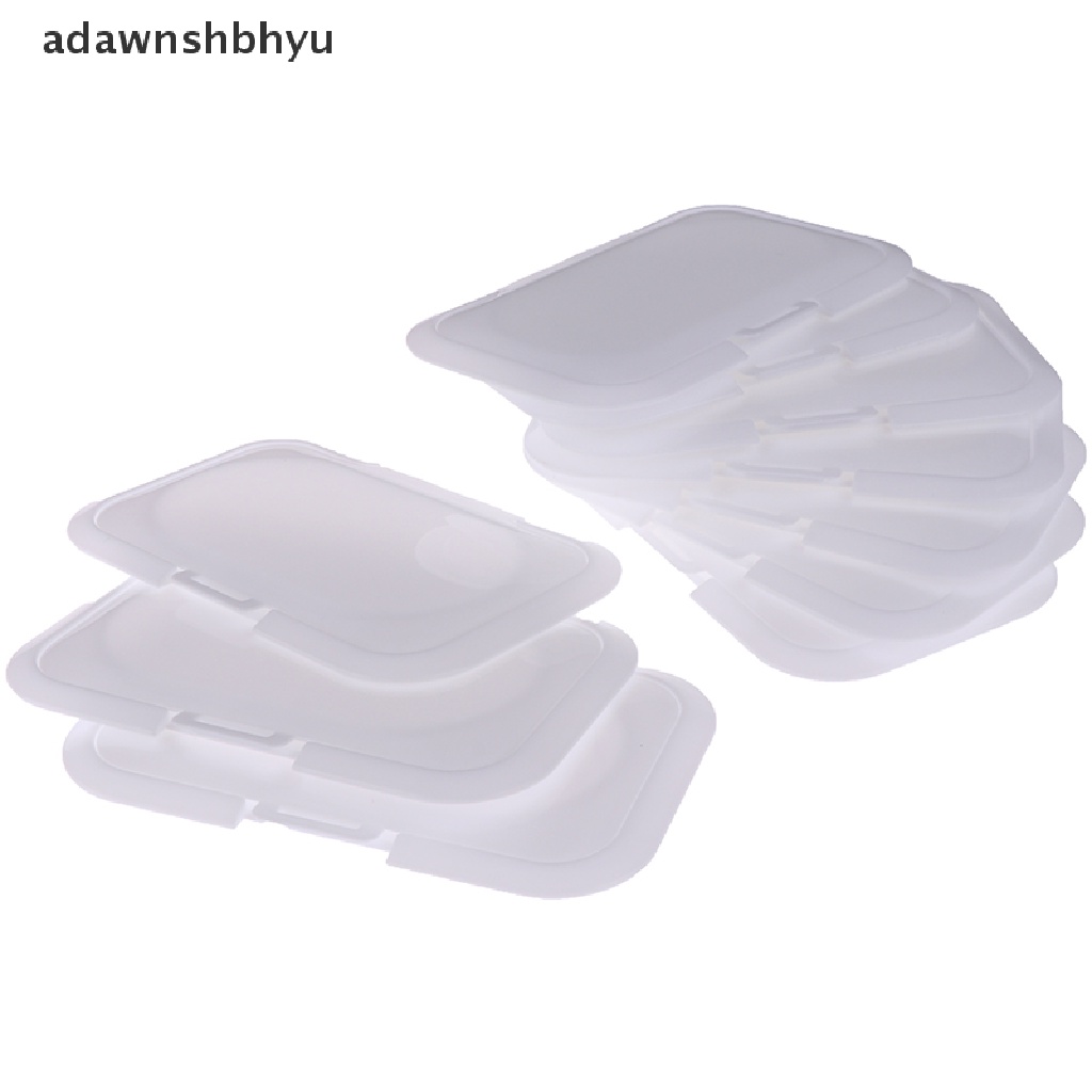 [adawnshbhyu] 1/5/10pc Reusable baby wet paper lid Kotak Tisu Tutup Kertas Basah Ada Perekat  .