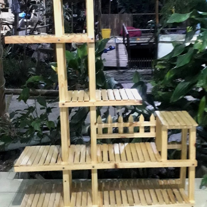 RAK rak tanaman rak kaktus rak kayu