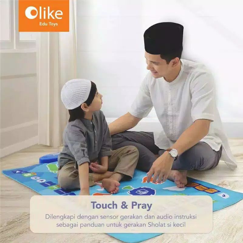 OLIKE SMART SAJADAH 2 &amp; 1 KIDS / SAJADAH ANAK PINTAR