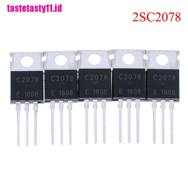 【TTID】5Pcs RF/VHF/UHF transistor TO-220 2SC2078 C2078