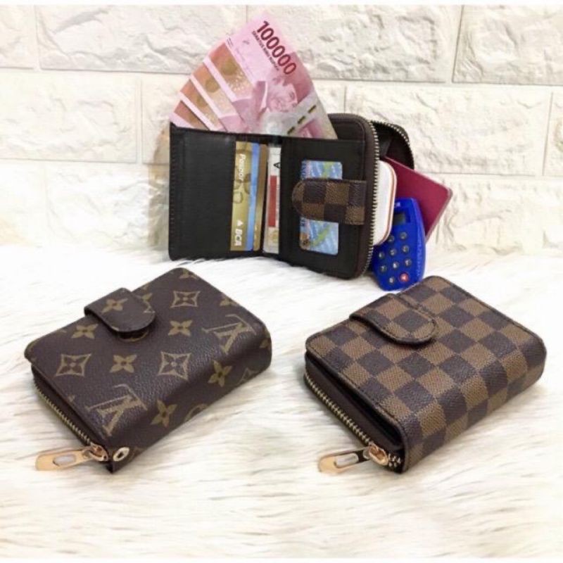  Dompet LV Mini  LV  Wallet Shopee Indonesia