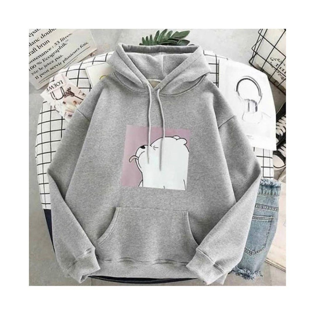 Nara Grosir - Cute Hodie Bear l Sweater Pria dan Wanita l Sweater Couple