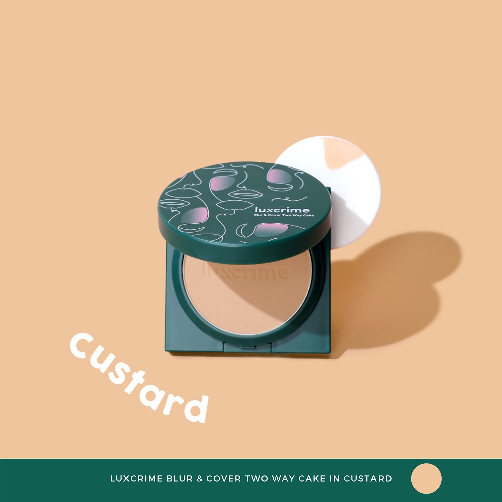 Luxcrime Blur &amp; Cover Two Way Cake in Custard