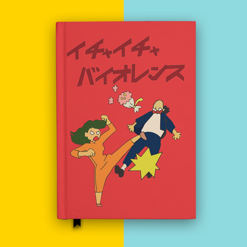 

Notebook Kakashi Icha icha violence Anime Cosplay Naruto Buku Tulis Hardcover Jurnal Custom