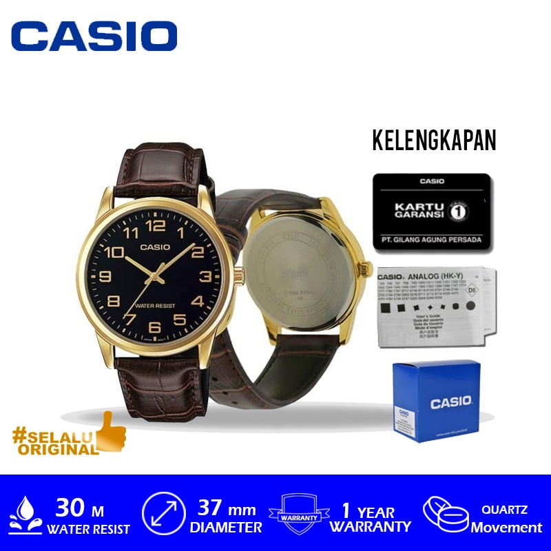 Casio General Analog Man MTP-V001GL-1BUDF/MTP-V001GL-1BUDF/MTP-V001GL