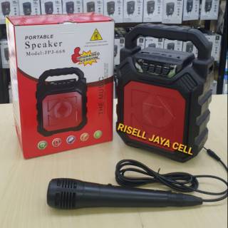 Speaker Bluetooth Karaoke Portable JPJ-668